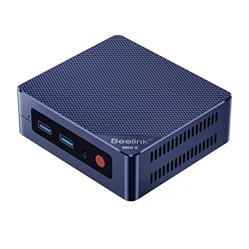 Beelink Mini S13 Mini PC, Mini Ordenador de Sobremesa con Twin Lake-N150, 16G SO-DIMM DDR4 +500GB M.2 2280 SATA3 SSD, WIFI6, Dual HDMI, Pantalla Dual, 1000Mbps, BT 5.2