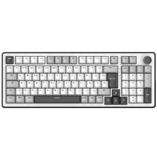 The G-Lab KEYZ Elite 400 WG - Teclado Inalambrico Gaming, Mecanico QWERTY Ñ