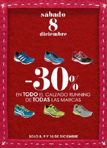 30% de descuento en todo el calzado running en 'El Corte Inglés', ¡hoy y mañana!