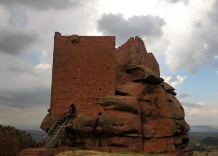 El castillo de Peracense en Teruel