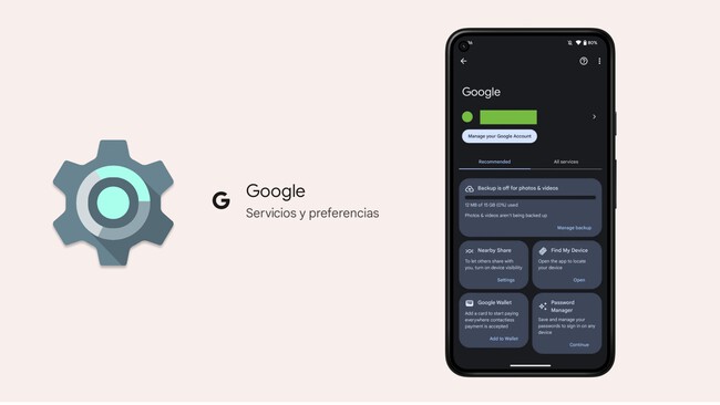 Rediseno Ajustes Google