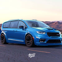 Chrysler Pacifica SRT, una idea que nos hace soñar con el famoso Hellcat de 707 hp bajo el cofre de la minivan