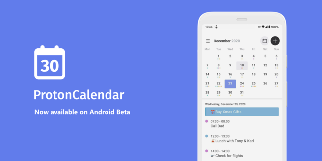 Proton Calendar Blog