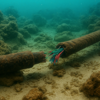 En lo que llevamos de 2025 se han registrado 12 cables submarinos cortados. Es sólo el principio