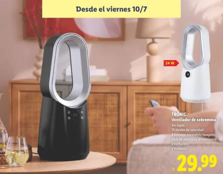 Ventilador Sin Aspas Folleto Lidl