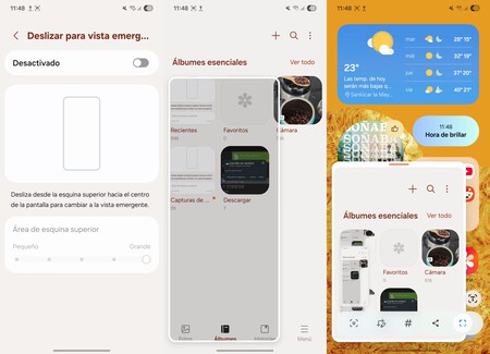 One Ui 7 Vista Emergente