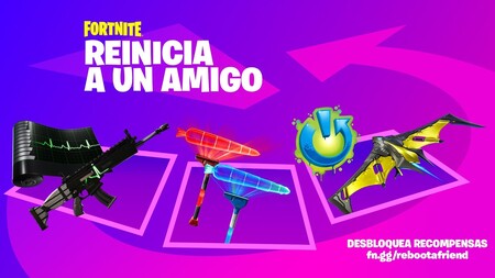 Fortnite: cómo conseguir picos, ala delta y más recompensas y premios gratis con Reinicia a un amigo