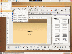Impress, el PowerPoint de Ubuntu Dapper