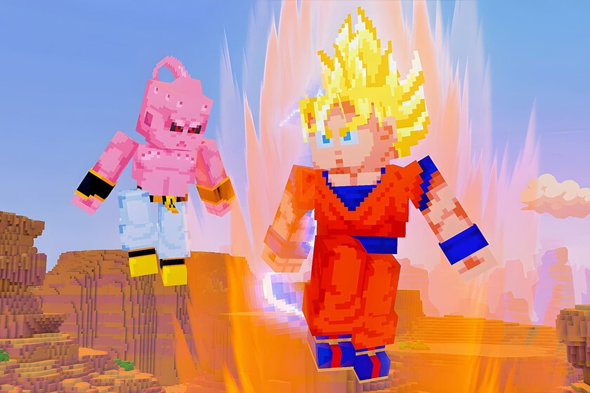 Ni unas simples skins ni un DLC simplón. La colaboración de Dragon Ball Z y Minecraft es una locura con combate por equipos