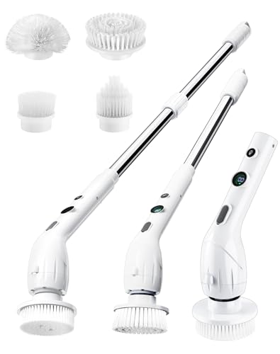 Cepillo electrico Limpieza hogar con Mango Ajustable