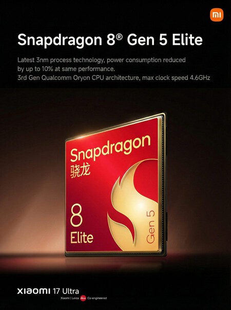 Xiaomi 17 Ultra Cpu 8 Gen 5 Elite Gen 5
