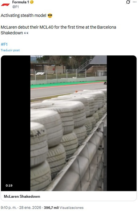 Mclaren Barcelona F1 2026