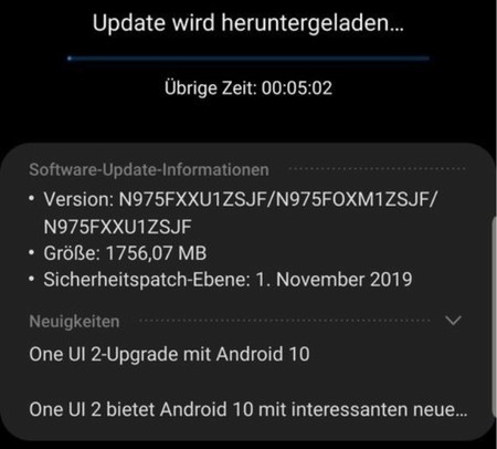 Beta de Android™ diez en los Note diez de Samsung