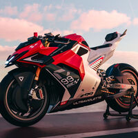 Esta superbike eléctrica es casi una MotoGP que se pone 300 km/h, pero su revolución es una misteriosa cúpula de aire 