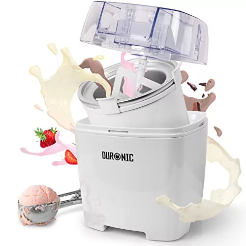 Duronic IM540 Heladera con bol de congelación de 1.5L para hacer helados en 15 a 30 min
