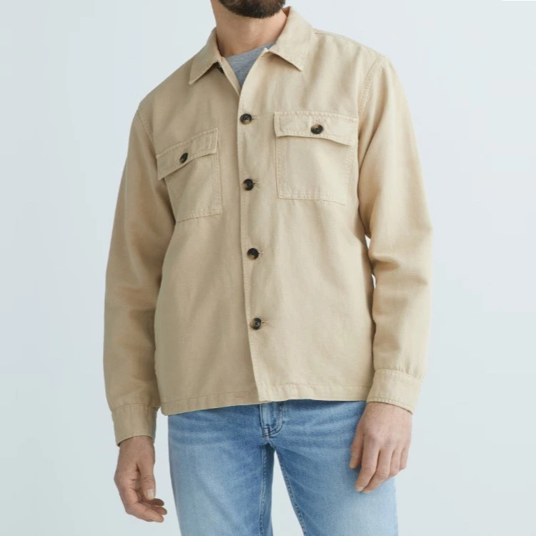 Gant Cazadora de doble bolsillo frontal y cierre de botones