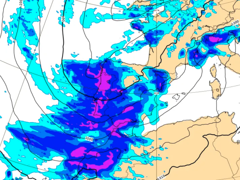 Eso que ve en este mapa de España no es solo lluvia: es la mejor noticia que podíamos escuchar 