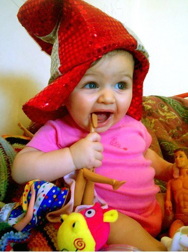 La foto de tu bebé: Martina y sus juguetes