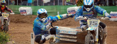 Derrapes, saltos y accidentes a dúo sobre una moto: prepárate para la Sidecarcross, la competición más loca del motociclismo