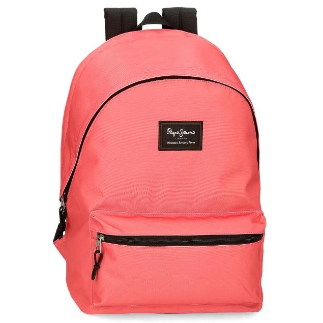 Mochila Pepe Jeans Aris Colorful portaordenador dos compartimentos Coral

