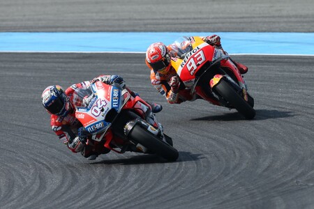 Dovizioso Marquez Tailandia Motogp 2018