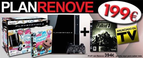 Cómo comprar una PS3 y 2 juegos por 199 euros