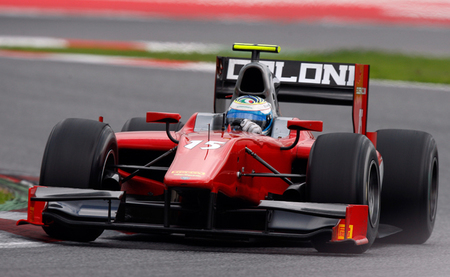 Luca Filippi, el más rápido en el primer día de pruebas de la GP2 en Barcelona con dos pilotos de casa