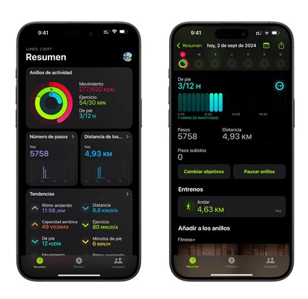 iPhone で行った手順を確認する