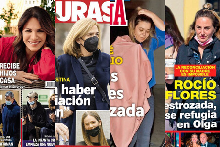 La barriguita de la Campanario, el divorcio inminente de la infanta Cristina el llanto incesante de Rocío Flores: estas son las portadas de miércoles 23 de febrero