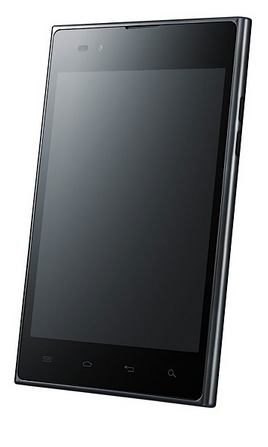 LG Optimus Vu, con puntero y unas cinco pulgadas muy cuadradas