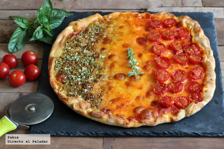 Pizza Fiesta italiana. Receta