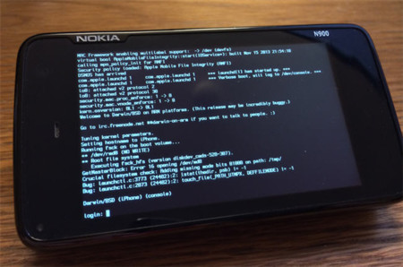 Darwin, el núcleo de iOS, corriendo en un Nokia N900, ¿Hackintosh en móviles?