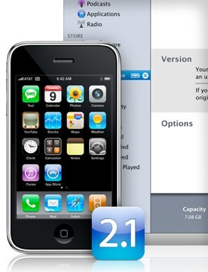 Primeras impresiones de la actualización del firmware 2.1 del iPhone