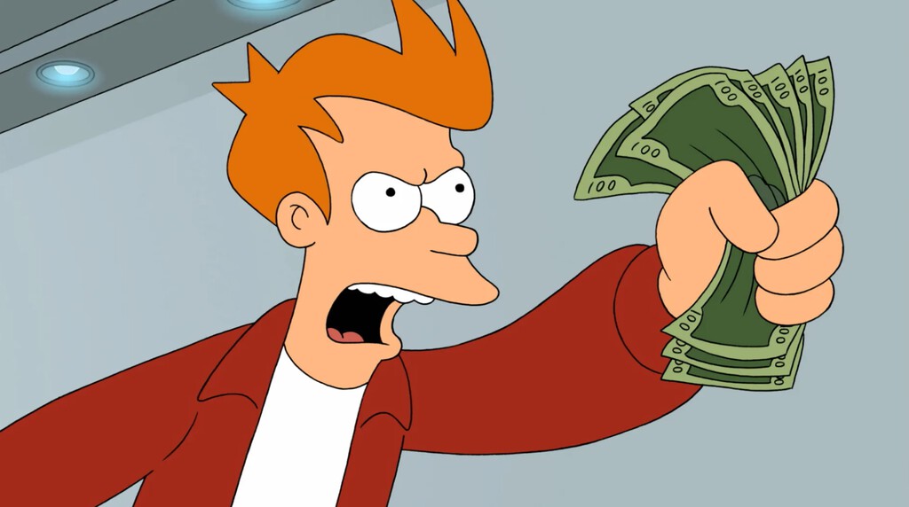Hay tres letras ocultas en la cabeza de Fry, de Futurama. Son la misma y no es por casualidad Hay tres letras ocultas en la cabeza de Fry, de Futurama. Son la misma y no es por casualidad