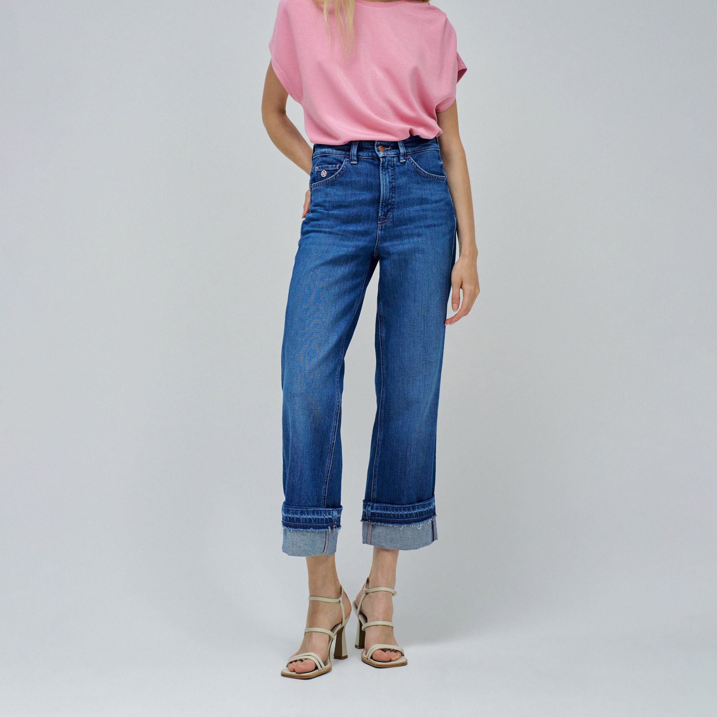 Vaqueros de mujer faith push in straight - Salsa Jeans - Azul denim