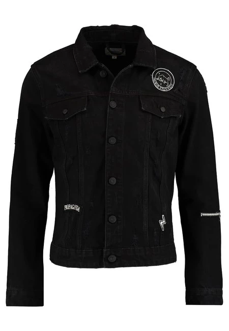 50% de descuento en la chaqueta vaquera de Only & Sons Onsrocker Patch en color negro: ahora cuesta 24,95 euros en Zalando 