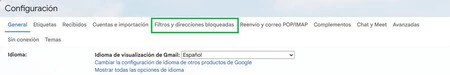 Filtros Spam Gmail