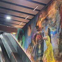 Este mural en el Metro de CDMX ya tiene un Récord Guinness. Es el más grande del mundo 