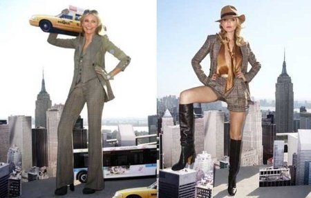 Cameron Diaz posando como King-Kong en Nueva York para Terry Richardson