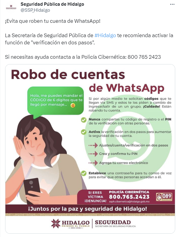 Piden códigos que llegan a WhatsApp para luego apoderarse de tu cuenta ...