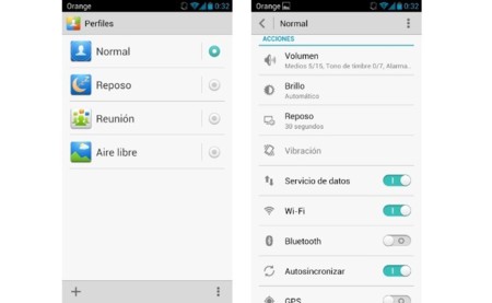 Perfiles Orange Yumo