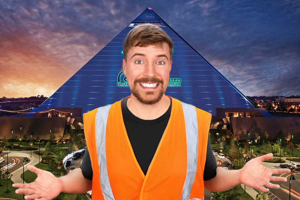 MrBeast dice que ya no se hacen templos como los de antes. He ido a una pirámide centro comercial con caimanes para demostrar lo contrario . Noticias en tiempo real