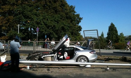 Accidente Mercedes SLR McLaren Varsovia