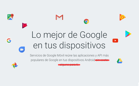 Estas son las aplicaciones de Google para Android que los fabricantes tendrán que pagar hasta 40 dólares por móvil en Europa