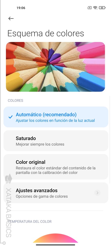 Color Pantalla