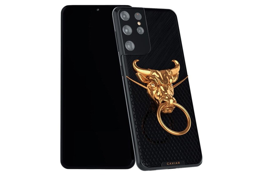 Gold And Diamond Bull For The Samsung Galaxy S21 Ultra Caviar Personalizes It For 000 Igamesnews