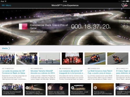 MotoGP Live Experience 2014, la aplicación indispensable por si quieres empezar el mundial con buen pie