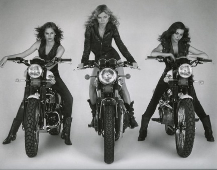 Calendario Triumph 2008 con Tanya Chalkin