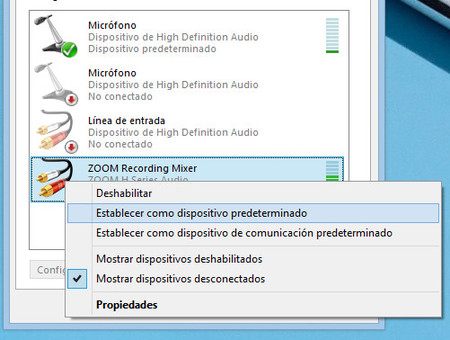 Grabación de sonido en Windows