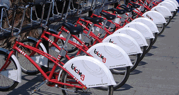 El bicing se adueña de Barcelona